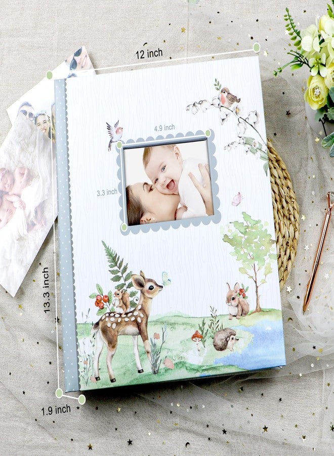 Holoary Baby Photo Album 4x6 500 Photos, Newborn Baby Keepsake Gifts for Baby Boy/Girl and New Parents, Woodland Animals Design Baby Photo Albums - Image 2